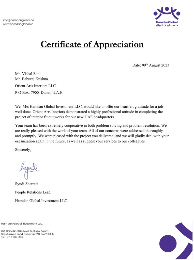 Best Interior Design Company in Dubai